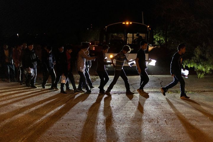 Migrants in Roma, Texas